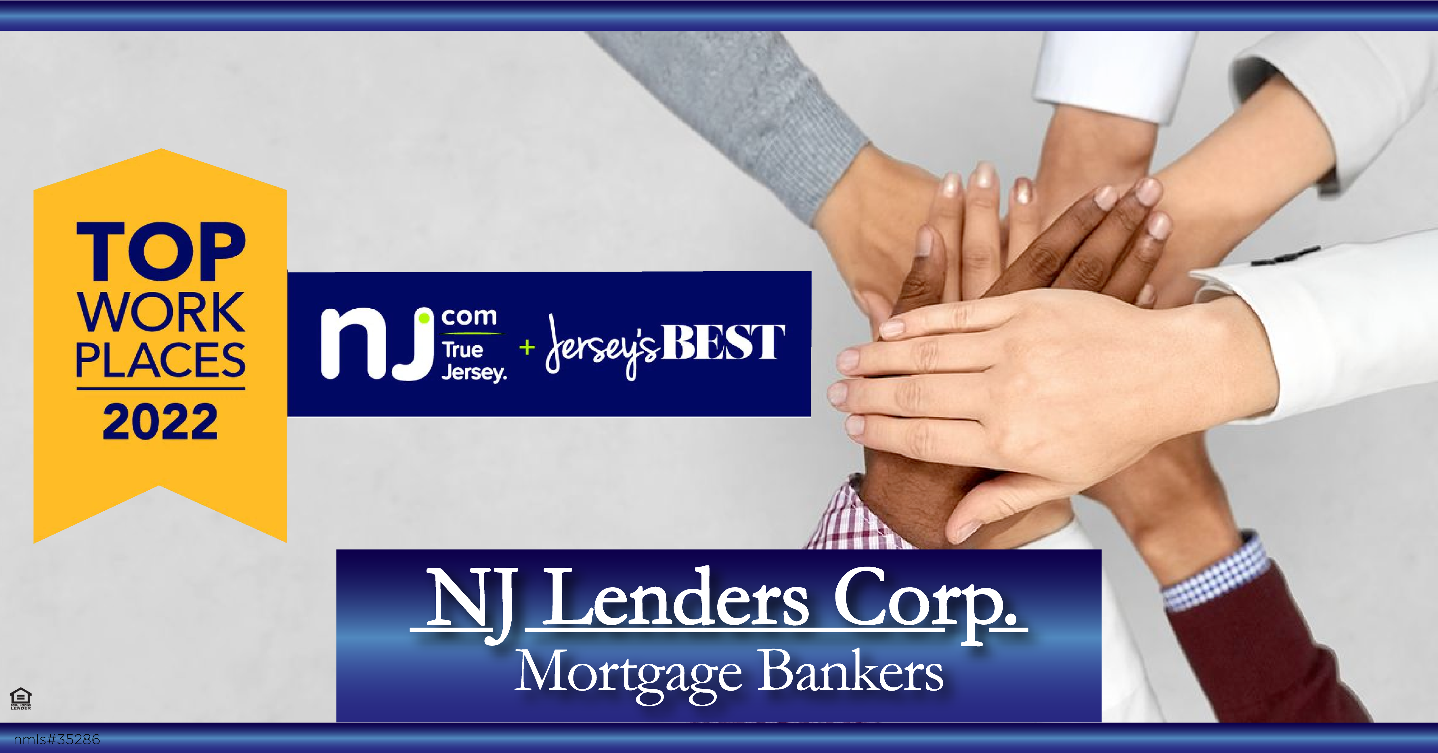 NJ Lenders Corp. named #1 on New Jersey’s Top Workplaces list